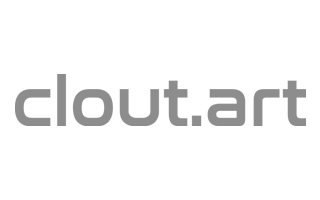 Clout art logo